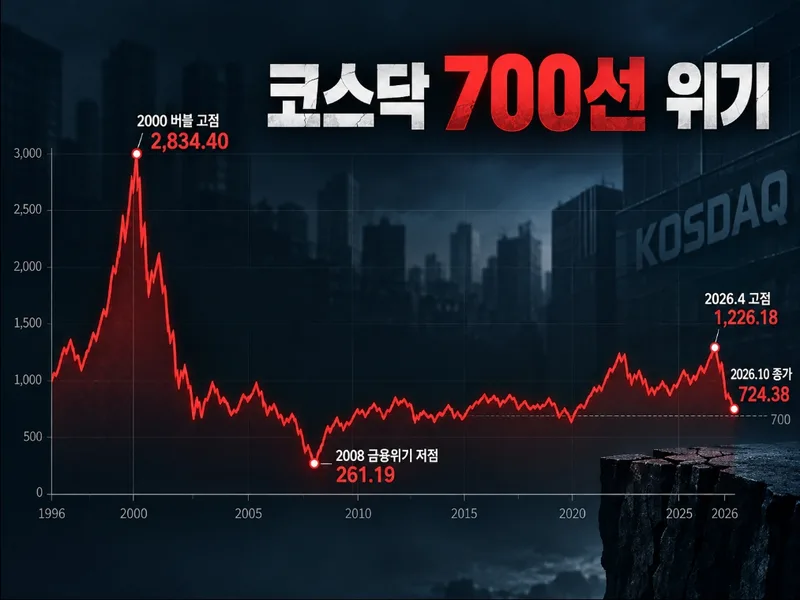 700선 위기 코스닥…왜 상승세를 지키지 못했나